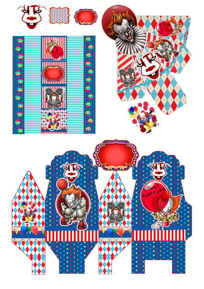 Arquivo Silhouette Kit It a Coisa o Palhaço Pennywise