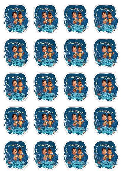 Arquivo Silhouette Tags Uso Diversos Luca Desenho Disney
