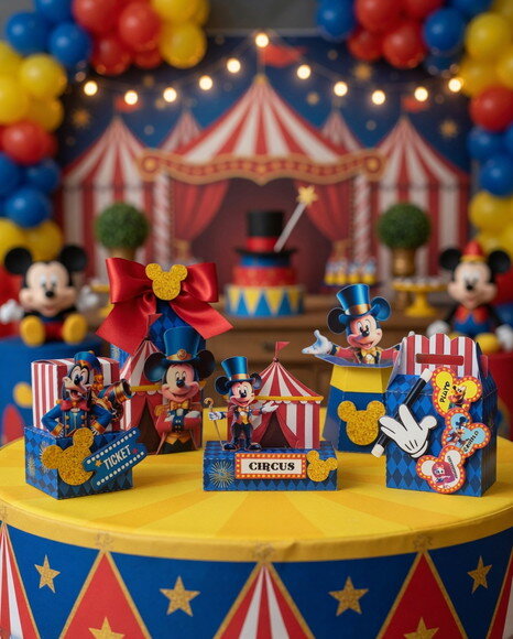 Circo do Mickey Arquivo de Corte Digital Studio e pdf