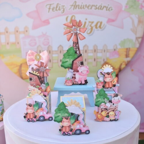 Fazendinha Menina Arquivo de Corte Digital Studio e pdf
