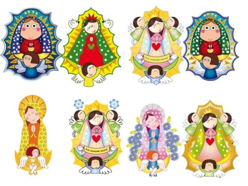 Kit Digital Santinhas em Png
