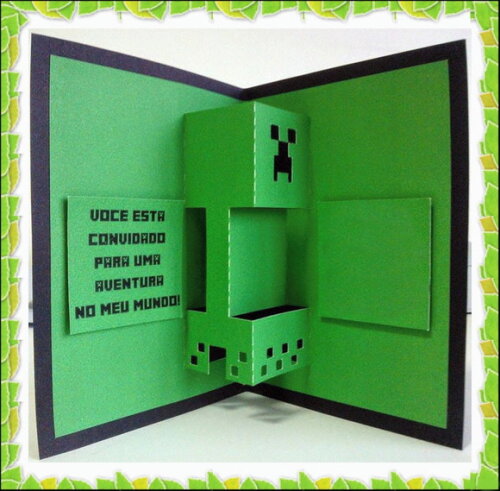 Kit Digital Silhouette Convite Creeper M.c.