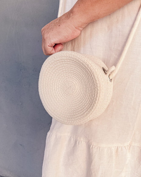 Bolsa de Corda de Algodão - 16x16x7