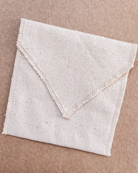 Envelope de Algodão Cru 15x15