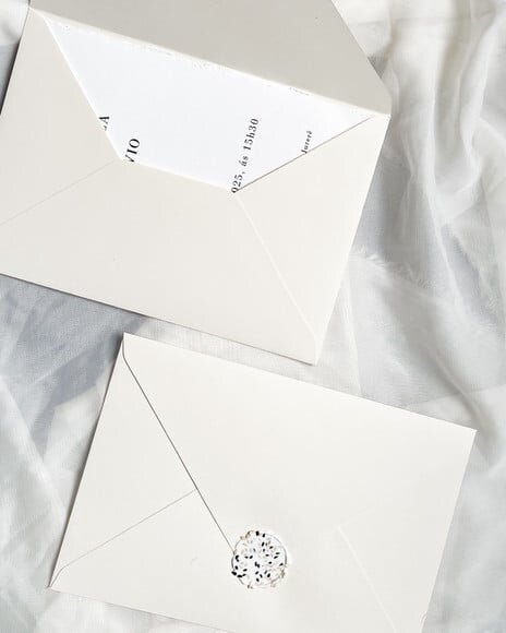 Convite Casamento Minimalista 14x21