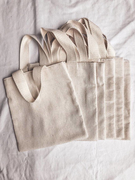 Eco Bag Algodão Cru 20x20