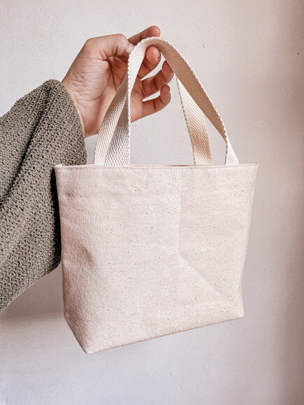 Eco Bag Algodão Cru 25x20x5