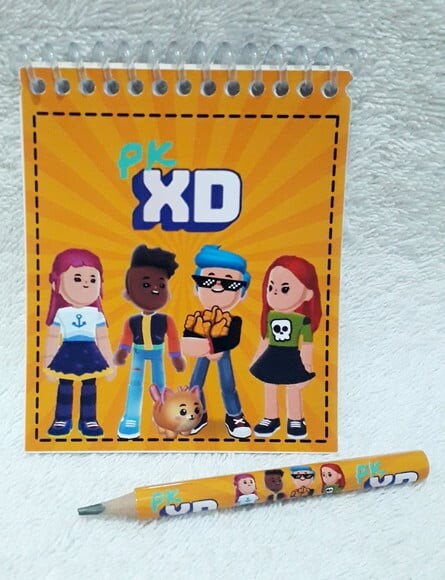 Bloquinho de Anotações com Mini Lápis Pk Xd