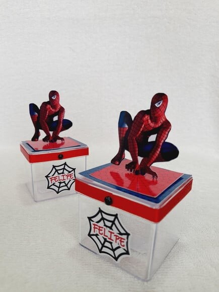 Caixa Acrílica Homem Aranha
