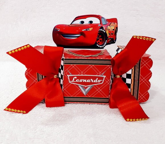 Caixa Bala Carros Mcqueen