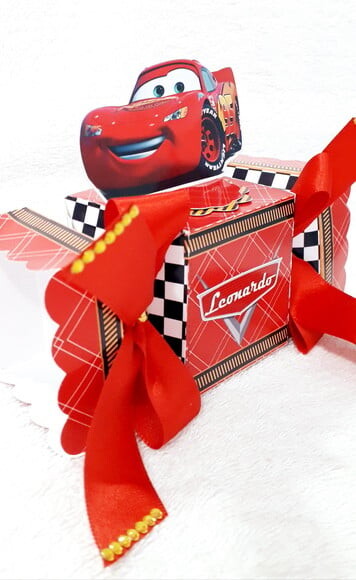 Caixa Bala Carros Mcqueen