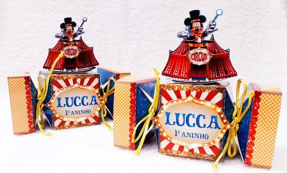 Caixa Bala Circo do Mickey