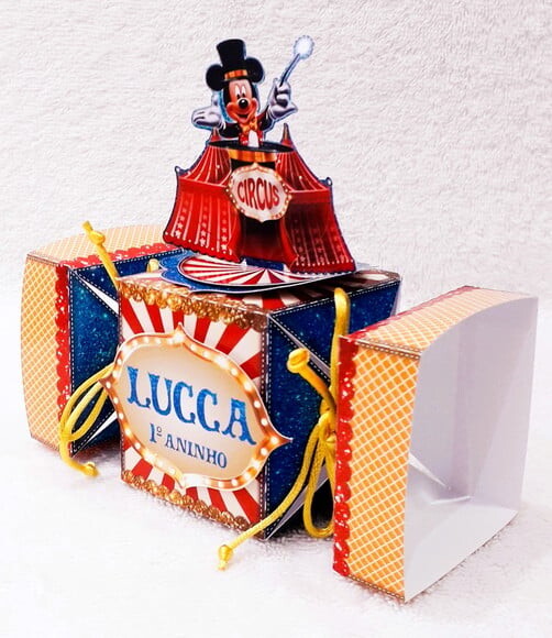 Caixa Bala Circo do Mickey