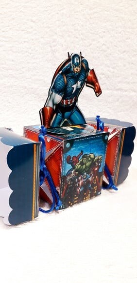 Caixa Bala Super Heróis