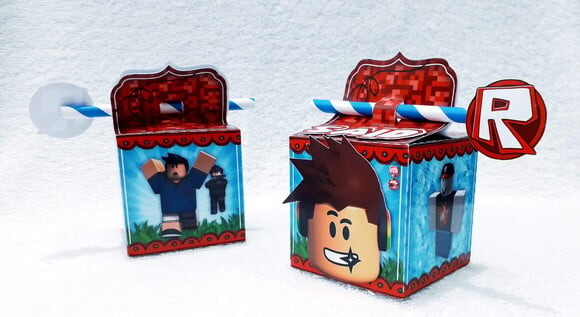 Caixa Canudo Roblox