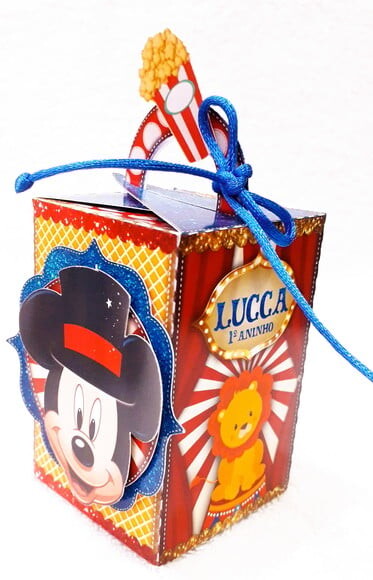 Caixa Cubo Circo do Mickey