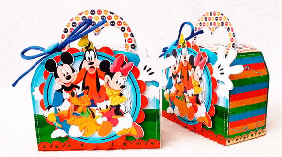 Caixa Maletinha Casa do Mickey