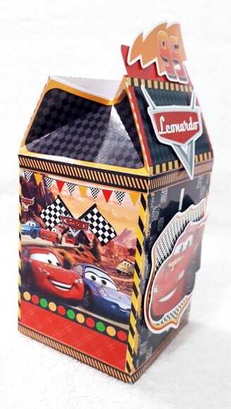 Caixa Milk Carros Mcqueen