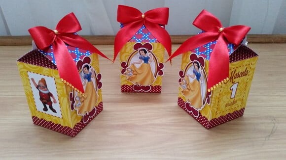 Caixa Milk Branca de Neve