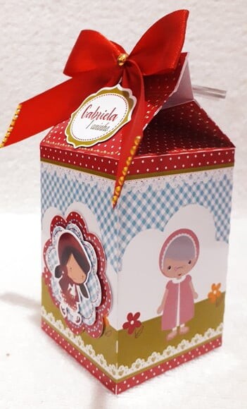 Caixa Milk Chapeuzinho Vermelho