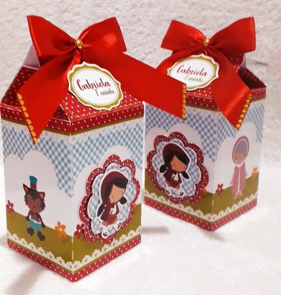 Caixa Milk Chapeuzinho Vermelho
