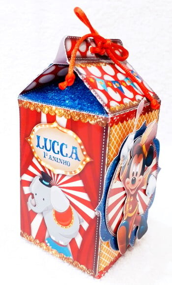 Caixa Milk Circo do Mickey