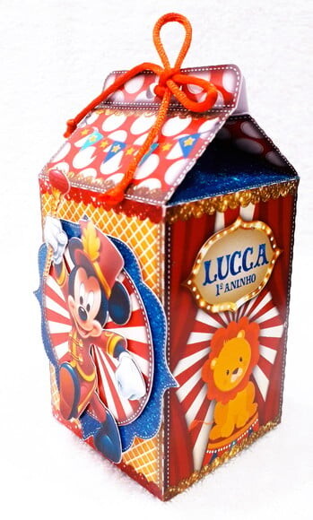Caixa Milk Circo do Mickey