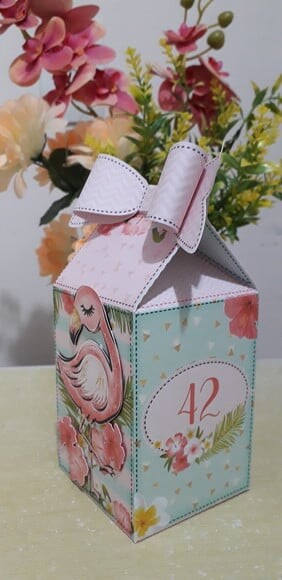 Caixa Milk Flamingo