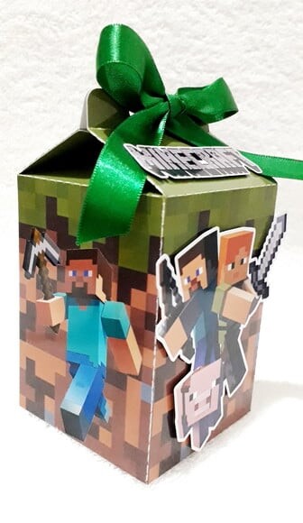 Caixa Milk Minecraft