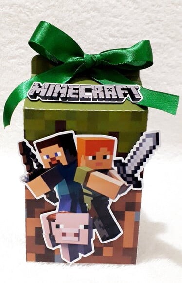 Caixa Milk Minecraft