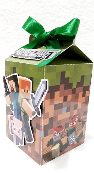 Caixa Milk Minecraft