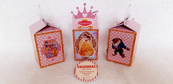 Caixa Milk PRINCESAS