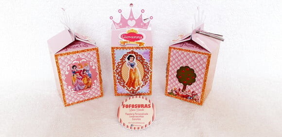 Caixa Milk PRINCESAS