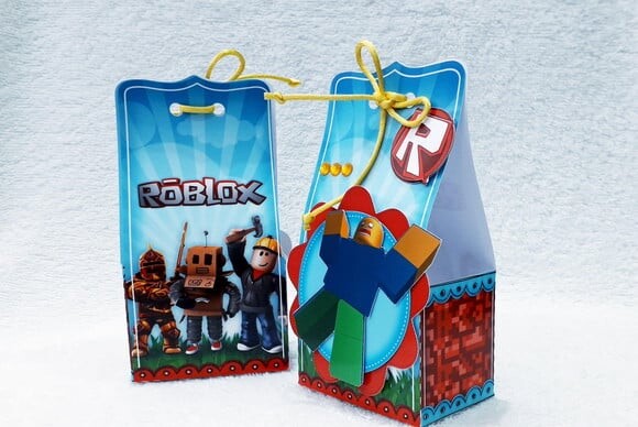 Caixa Mini Sacolinha Roblox