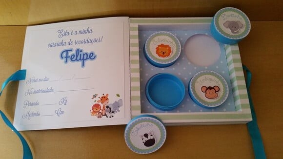 Caixa Recordações do Bebê