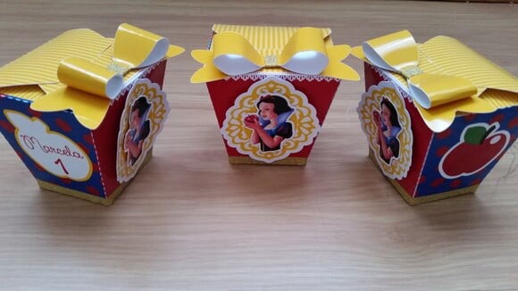 Caixa Sushi Branca de Neve