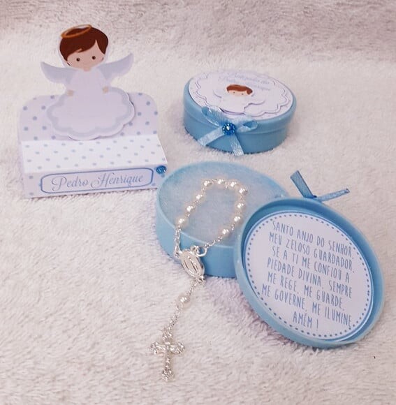 Kit Batizado com Mini Terço - 45 Ítens