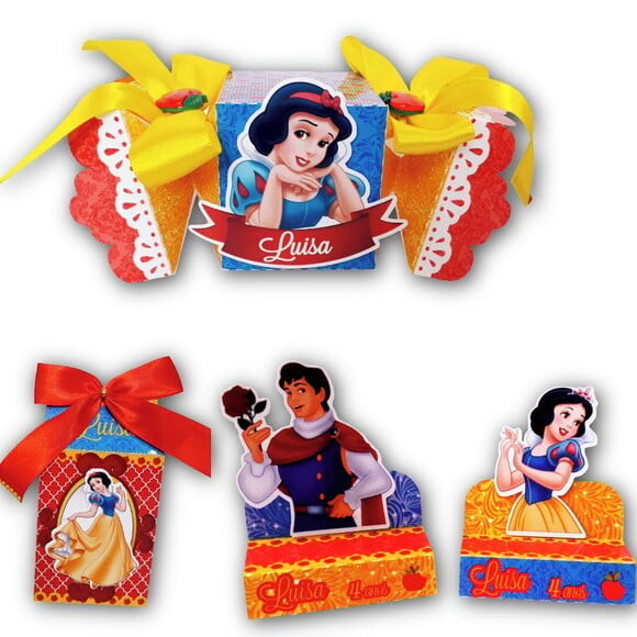 Kit Festa Branca de Neve - 20 Ítens