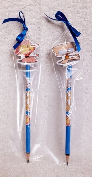 Lápis personalizado com Ponteira Mongo e Drongo