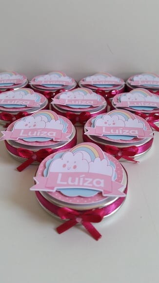 Latinha Aplique 3d Chuva de Amor