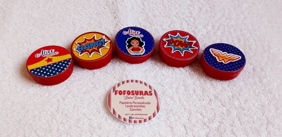 Latinha Personalizada Mulher Maravilha