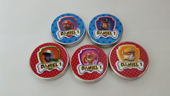 Latinha Personalizada Patrulha Canina