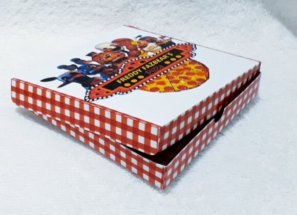 Mini Caixa de Pizza Fnaf