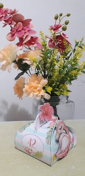 Porta Bombom Flamingo