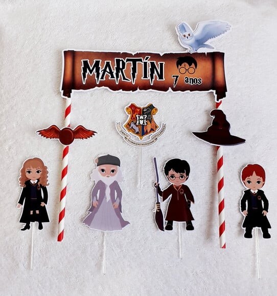 Topo de Bolo HARRY POTTER