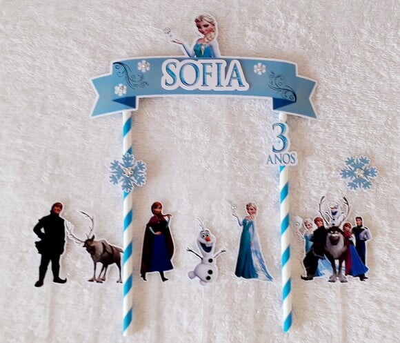 Topo de Bolo FROZEN