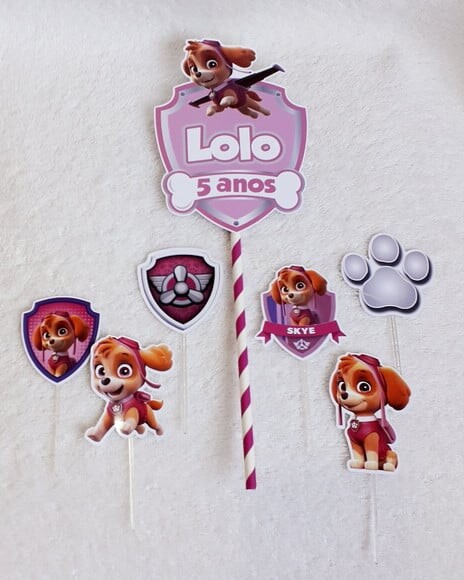 Topo de Bolo PATRULHA CANINA