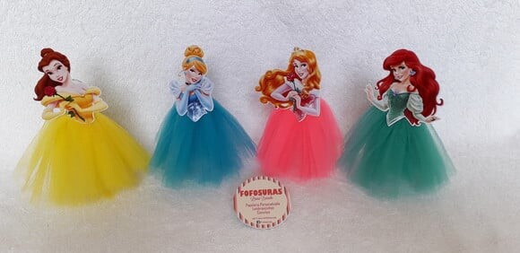 Tubete com Saia de Tule Princesas