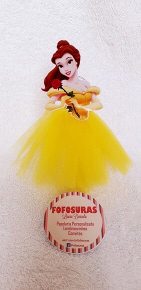Tubete com Saia de Tule Princesas