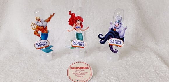 Tubete Personalizado Pequena Sereia